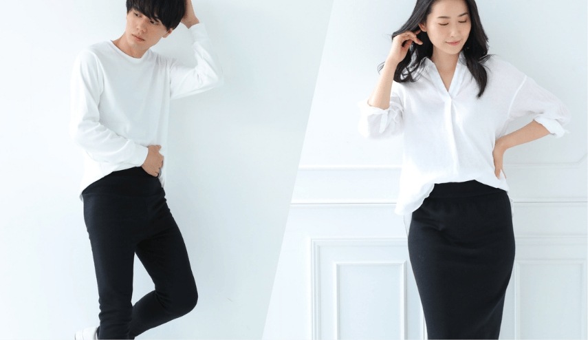 ピント肋骨巻きパンツ p!nto Wear