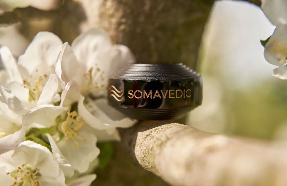 ソマヴェディック「パワーブラック ポータブルボタン」