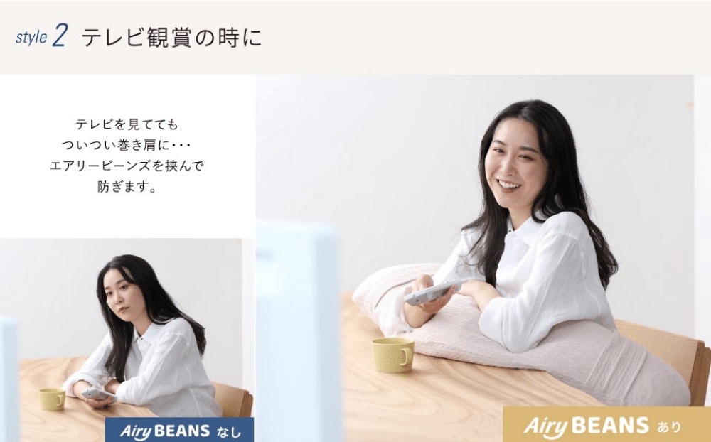 ピント エアリービーンズ pinto Airy BEANS(アームレスト&クッション)