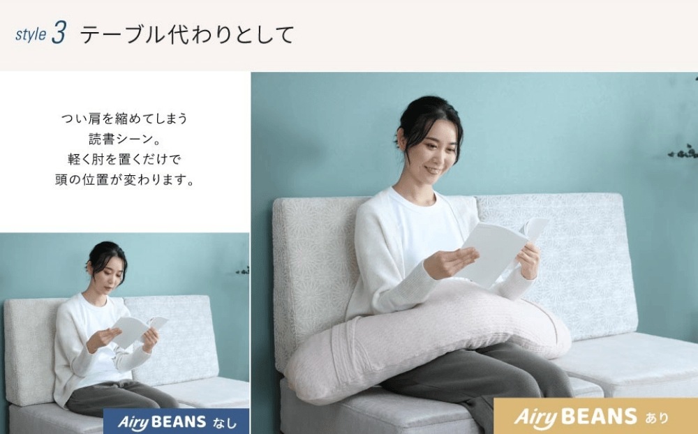 ピント エアリービーンズ pinto Airy BEANS(アームレスト&クッション)