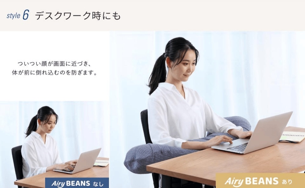 ピント エアリービーンズ pinto Airy BEANS(アームレスト&クッション)