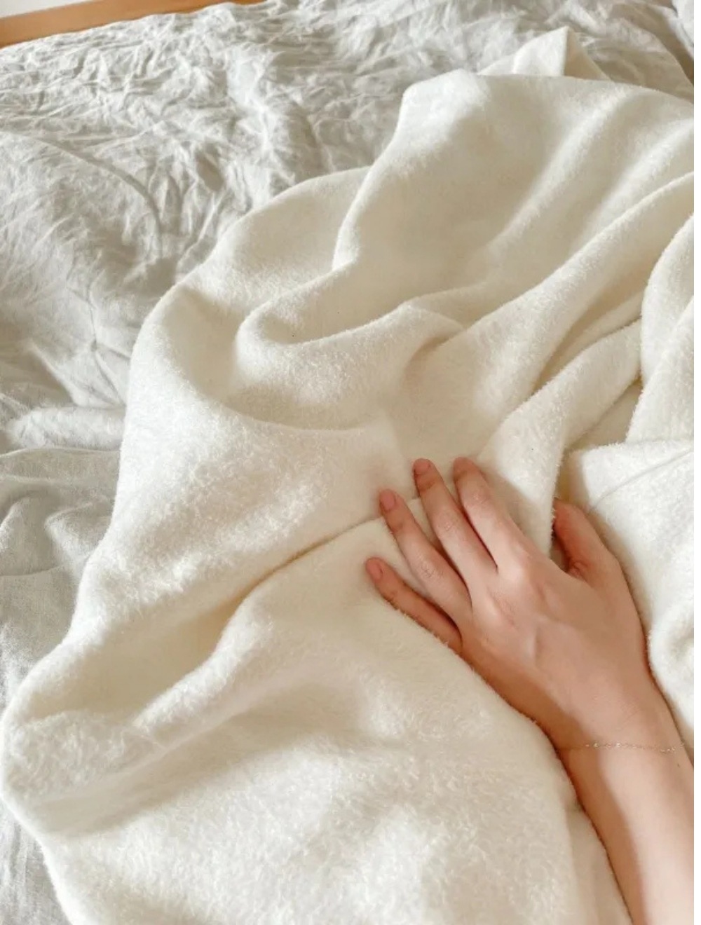 TAKEFU 毛布 Kurumu くるむ(140 x 200cm) / 竹布 ナファ生活研究所