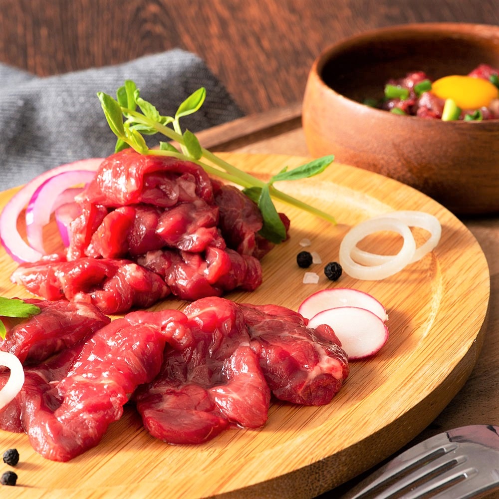 【産直品】ふじ馬刺し 赤身堪能セット（上赤身80g x 4、ユッケ 50g x 2）　熊本産 馬刺し　フジチク