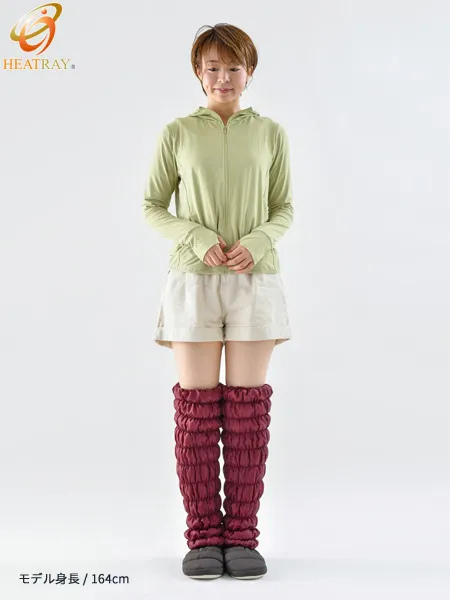 HEATRAYエアー　もこもこレッグウォーマー ストロング（2枚1組）