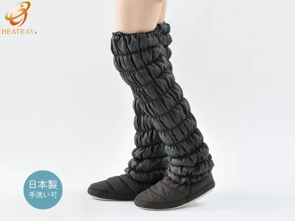 HEATRAYエアー　もこもこレッグウォーマー ストロング（2枚1組）