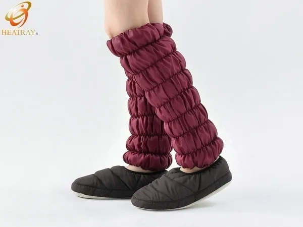 HEATRAYエアー　もこもこレッグウォーマー ロング（2枚1組）