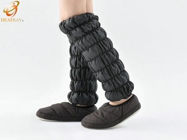 HEATRAYエアー　もこもこレッグウォーマー ロング（2枚1組）