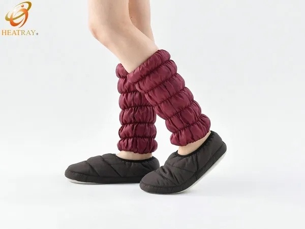 HEATRAYエアー もこもこレッグウォーマー ショート(2枚1組)