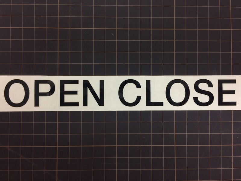 ��OPEN�ۡ�CLOSE�ۥ��åƥ��󥰥����ȡ�������ɽ�������롡��