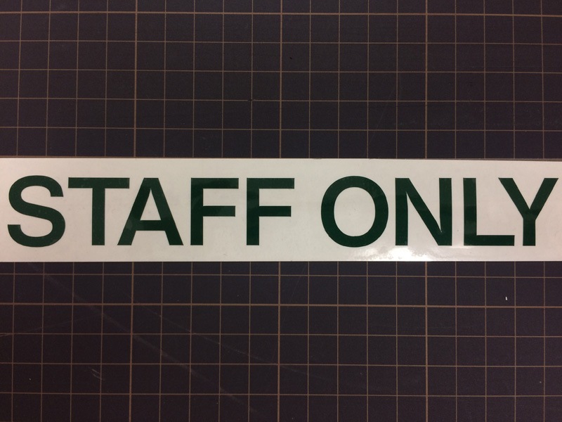 ��STAFF ONLY�ۥ��åƥ��󥰥����ȡ�������ɽ�������롡�С��祵����