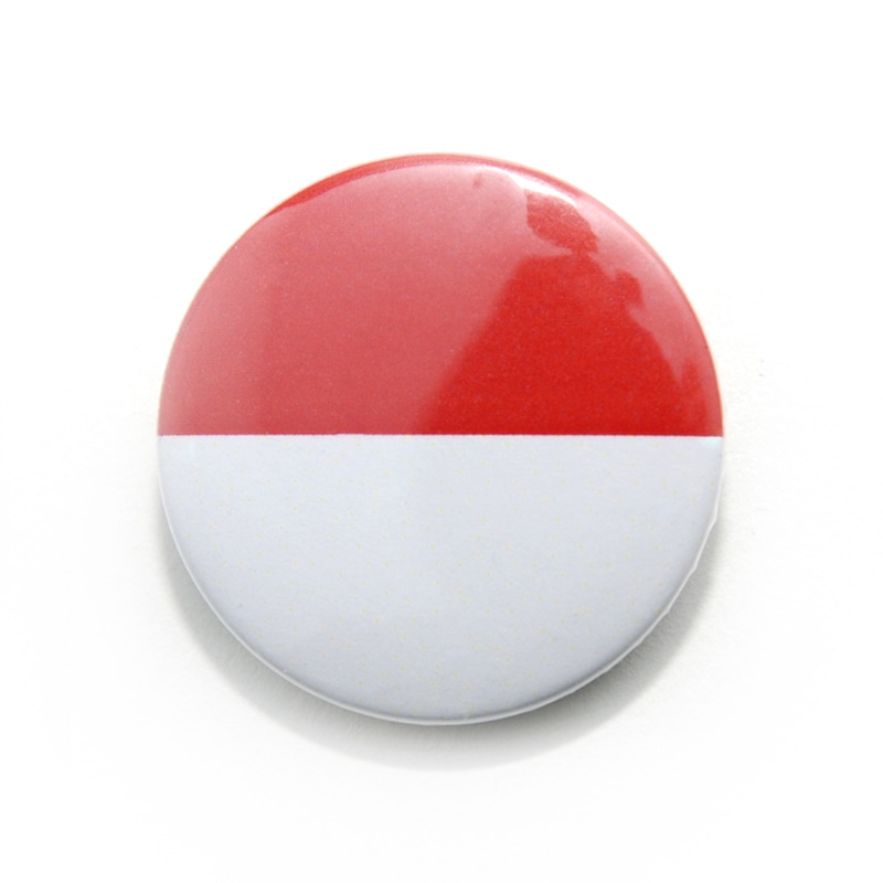 缶バッジ 世界の国旗シリーズ モナコ National Flag Monaco 缶バッチ National Flag 国旗 I Love It 缶バッジ 世界の国旗シリーズ モナコ National Flag Monaco 缶バッチ National Flag 国旗 I Love It