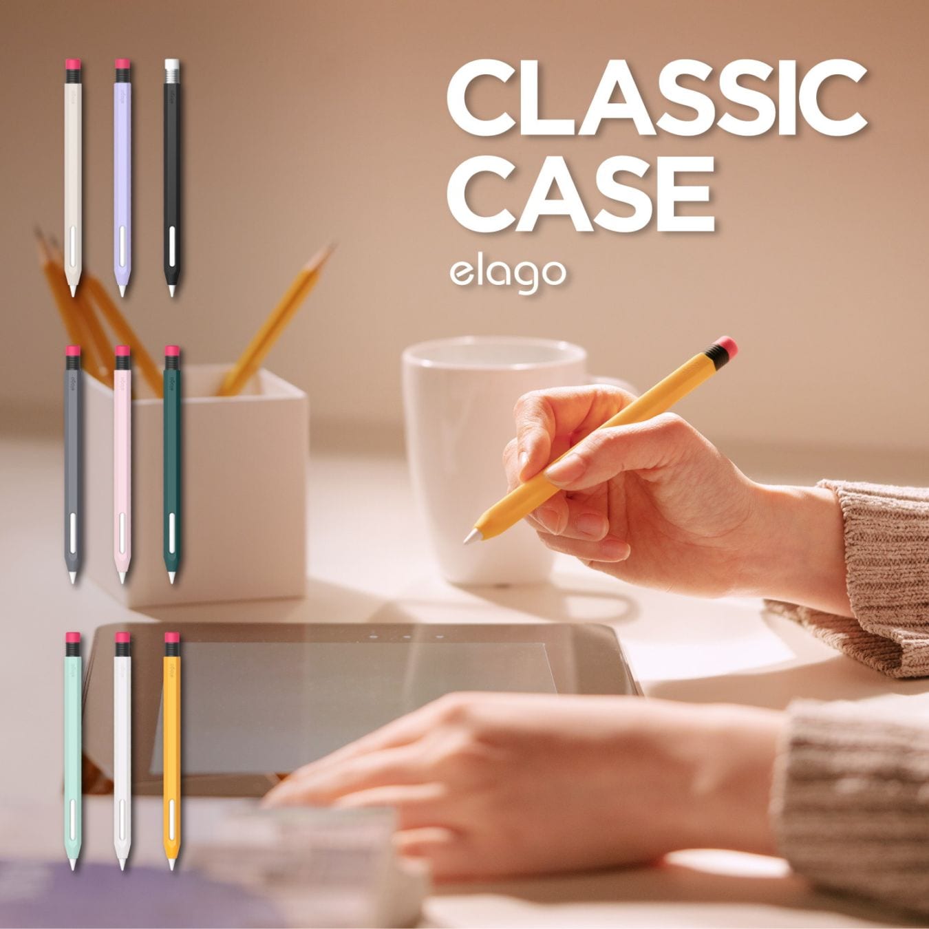 elago CLASSIC CASE for Apple Pencil 2nd Gen Pro すべての商品 elago 日本公式 オフィシャルストア