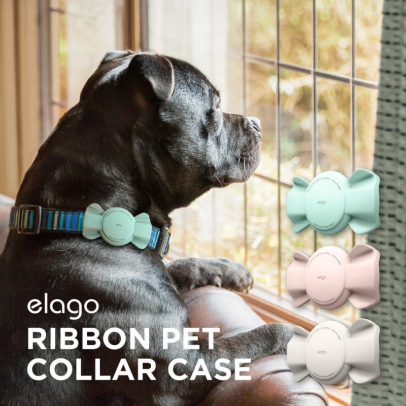 elago RIBBON PET COLLAR CASE for AirTag