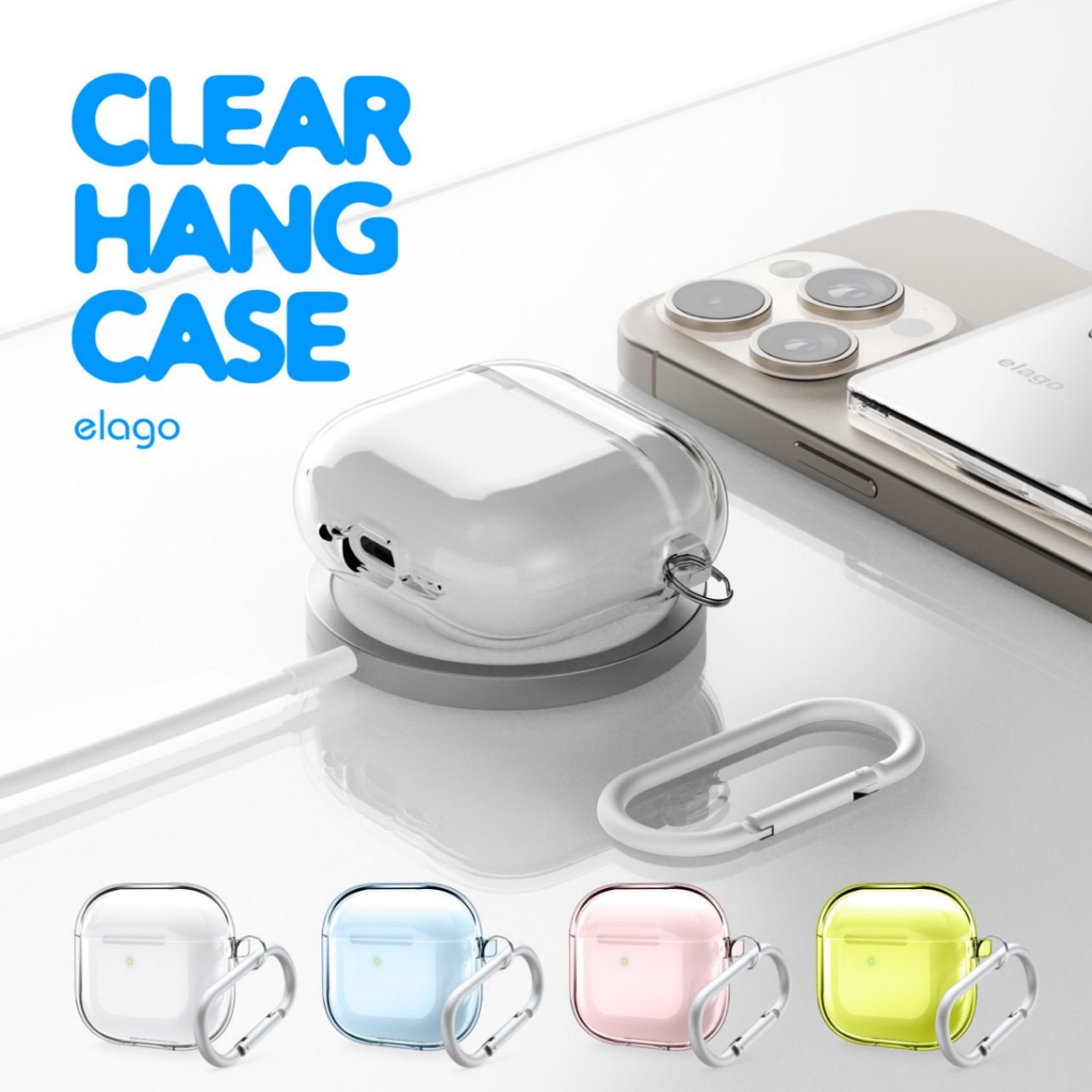 elago CLEAR HANG CASE for AirPods 4 | すべての商品 | elago