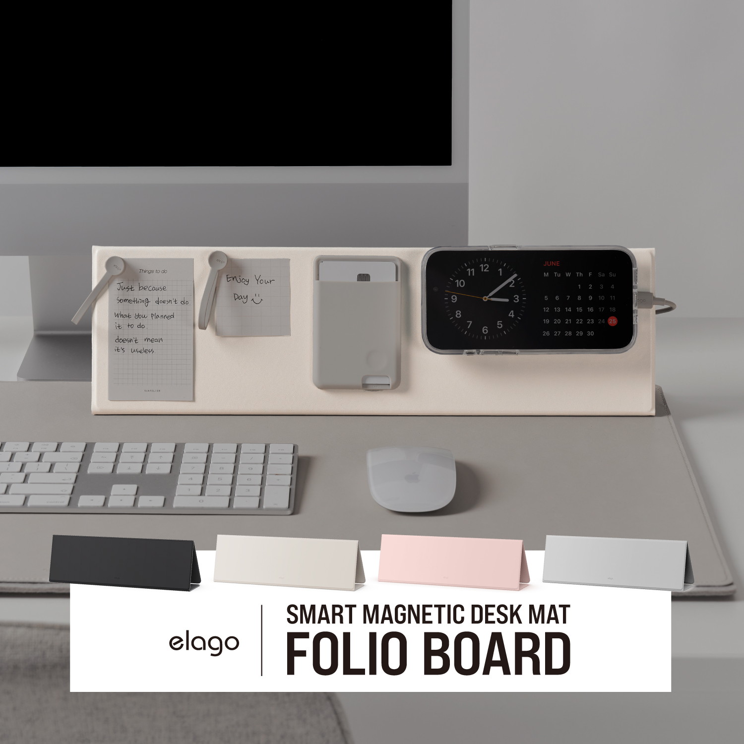 elago SMART MAGNETIC DESK MAT FOLIO BOARD for desk accessories
