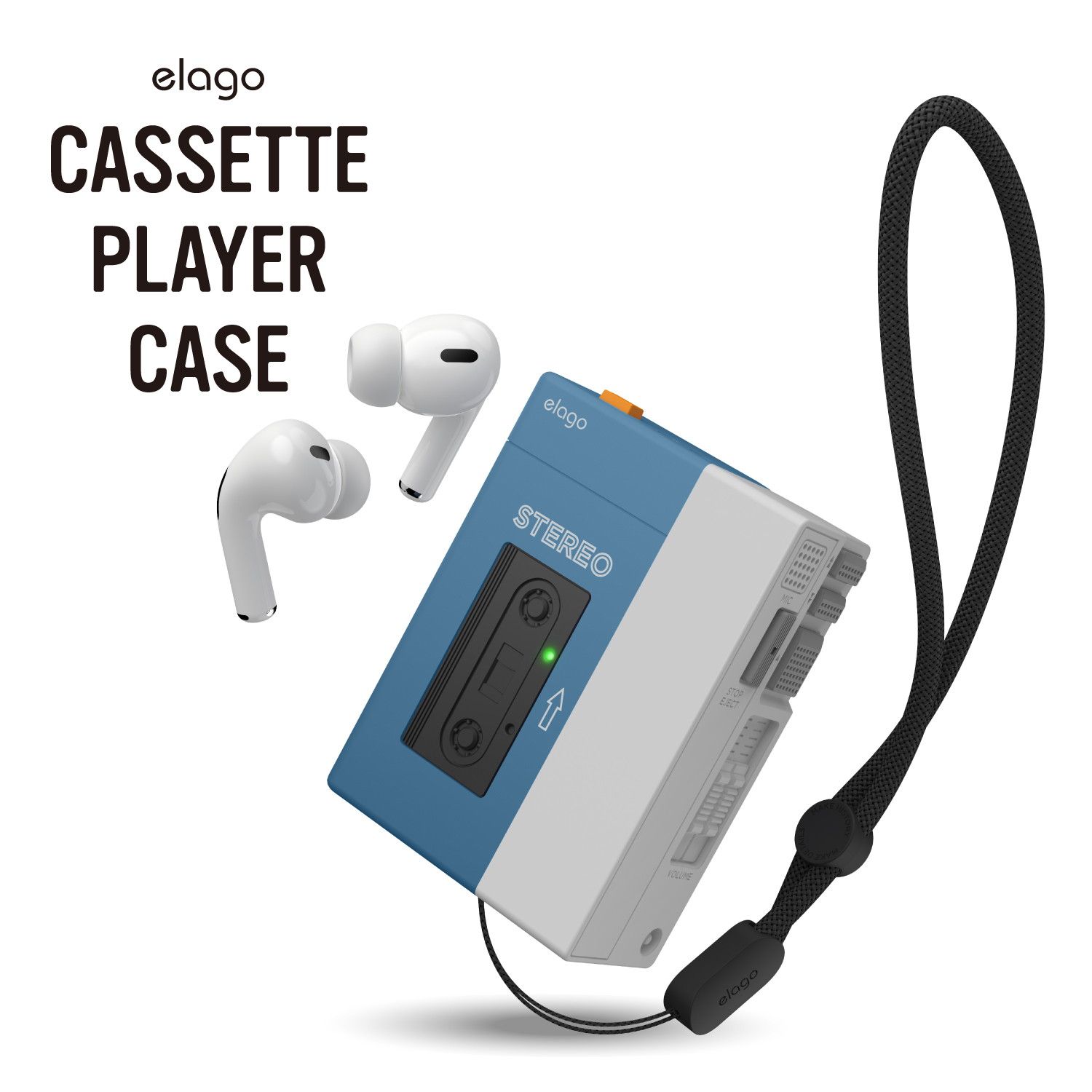 elago CASSETTE PLAYER CASE for AirPods Pro 2nd | すべての商品