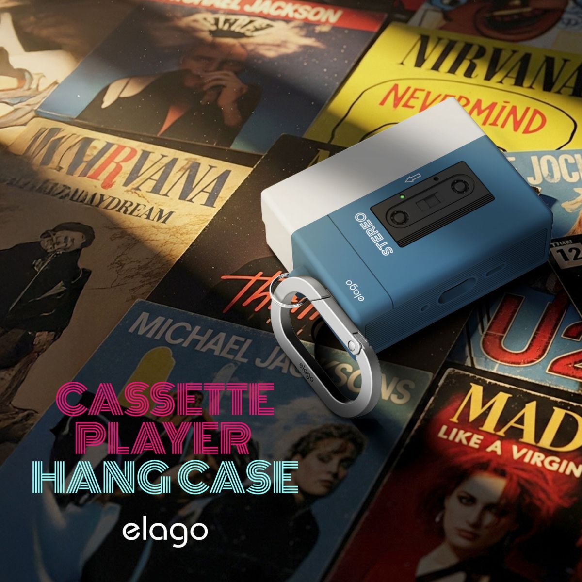 elago CASSETTE PLAYER HANG CASE for AirPods Pro 3rd | すべての商品