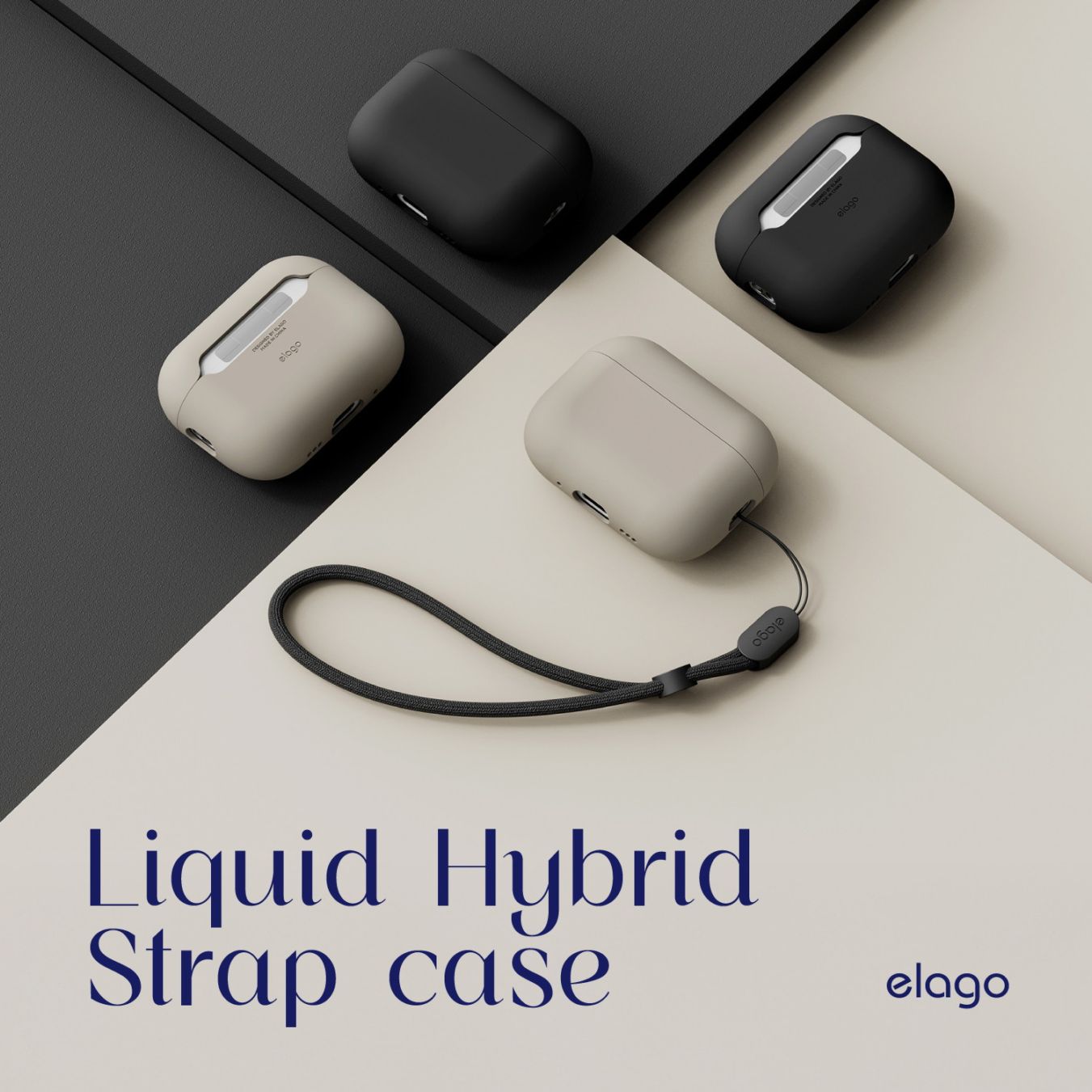 elago LIQUID HYBRID STRAP for AirPods Pro 3rd | すべての商品