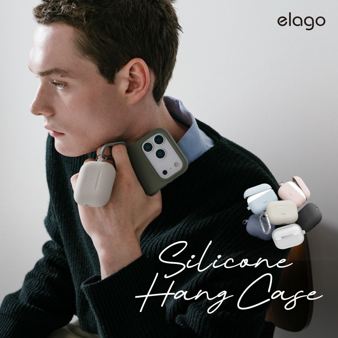 elago SILICONE HANG CASE Z for AirPods Pro 3rd | すべての商品