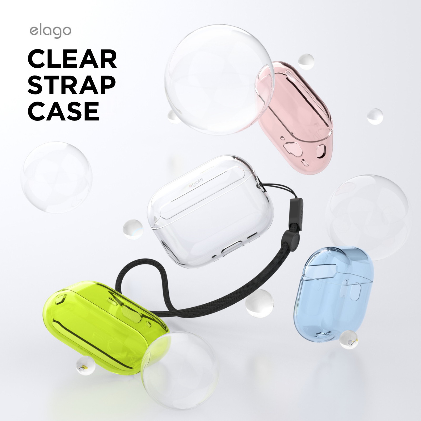elago CLEAR STRAP CASE for AirPods Pro 3rd | すべての商品 | elago