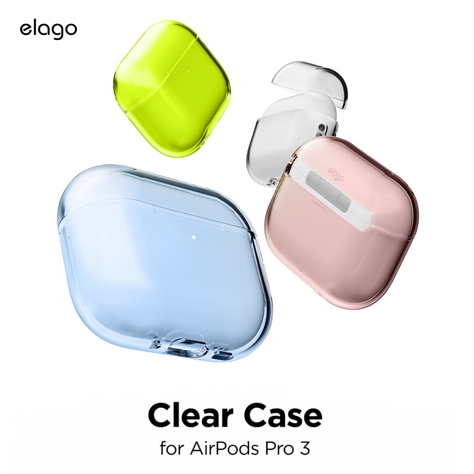 Air pods pro 3 ケース　elagoカバー付き Amazon.co.jp: 【elago】 AirPods Pro3 対応 ケース 耐衝撃 落下防止