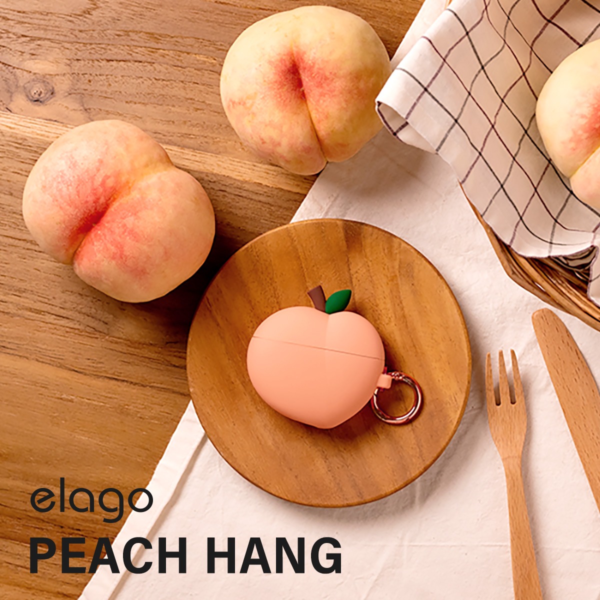 elago PEACH HANG for AirPods 3