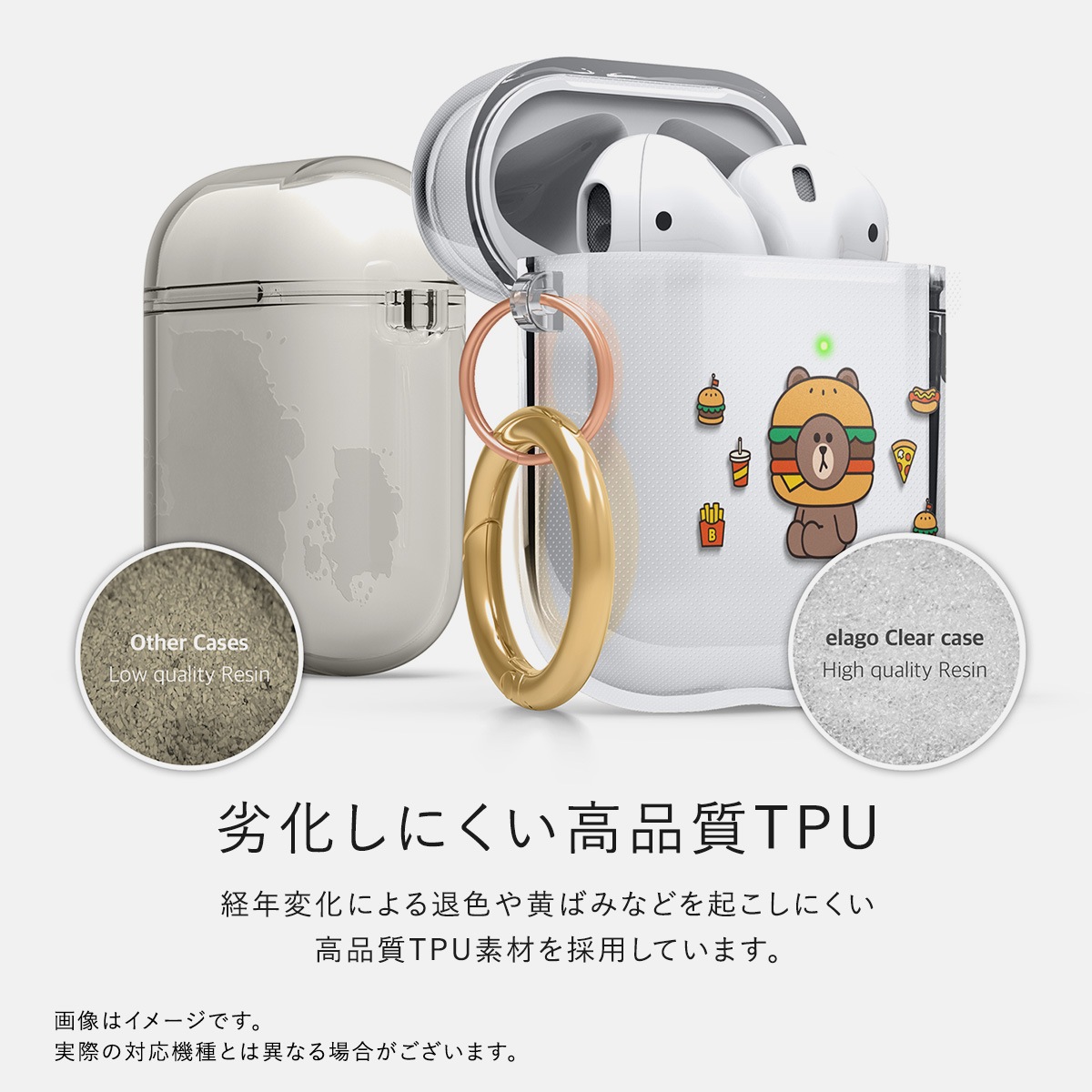 elago LINE FRIENDS BURGER TIME for AirPods Pro