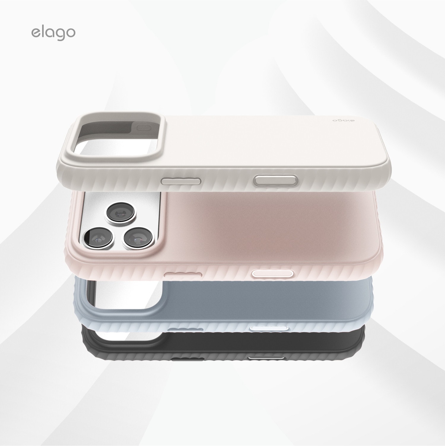 elago Magnetic Ridge Silicone Case for iPhone17 Pro
