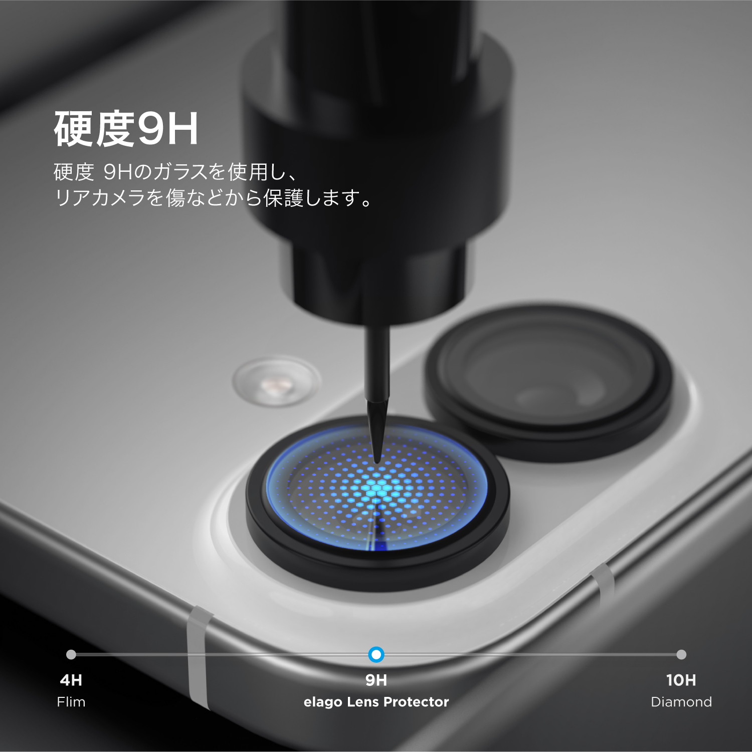 elago Individual Camera Lens Protector for iPhone17 Pro Max / iPhone17 Pro