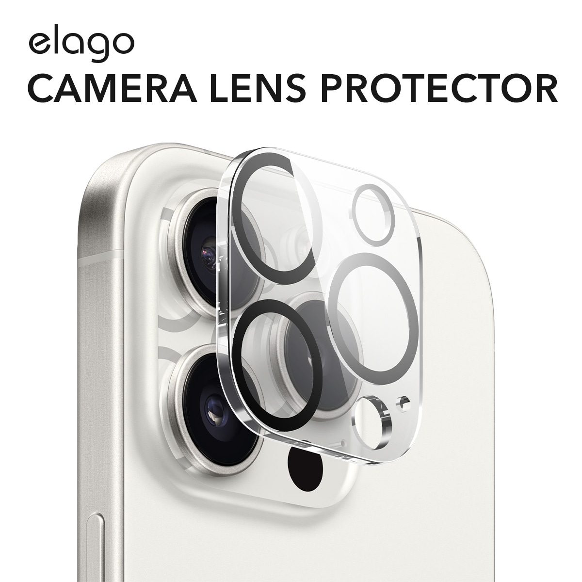 elago CAMERA LENS PROTECTOR for iPhone15 Pro Max / iPhone15 Pro