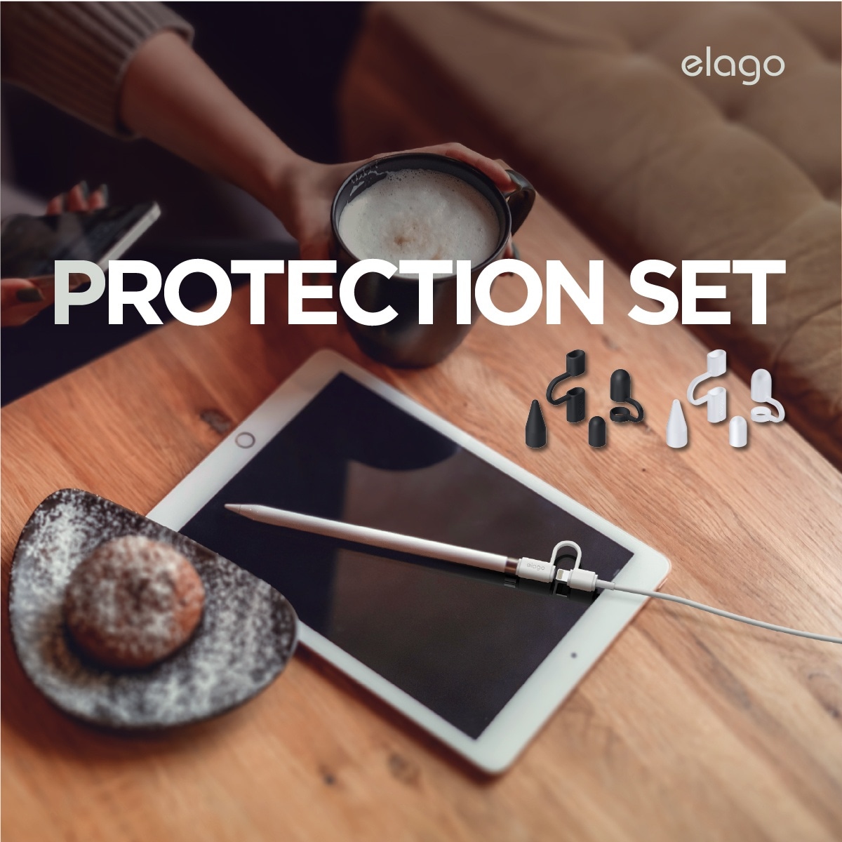 elago PROTECTION SET for Apple Pencil 1st Gen