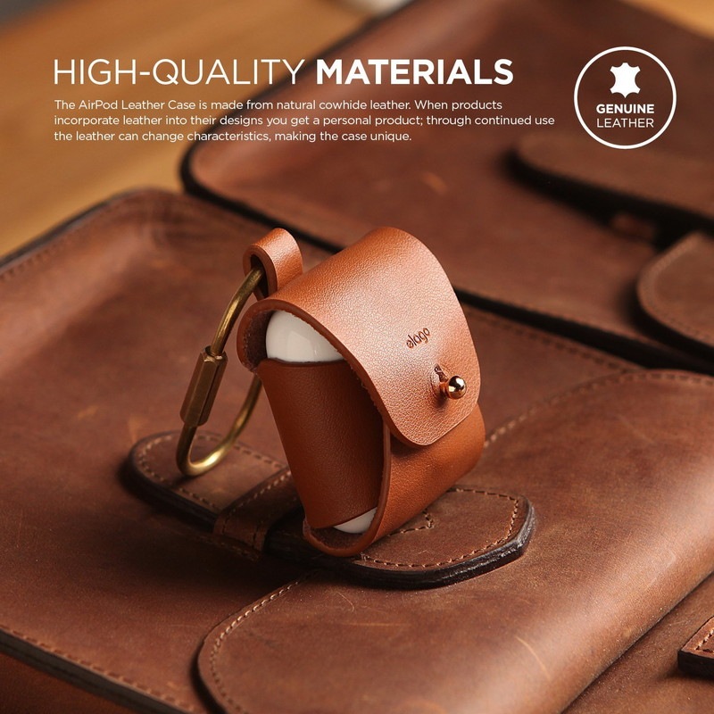 elago AIRPODS LEATHER CASE for AirPods