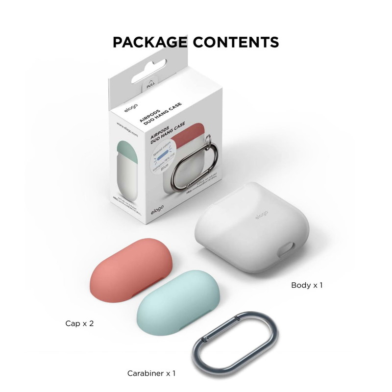 elago AIRPODS DUO HANG CASE for AirPods