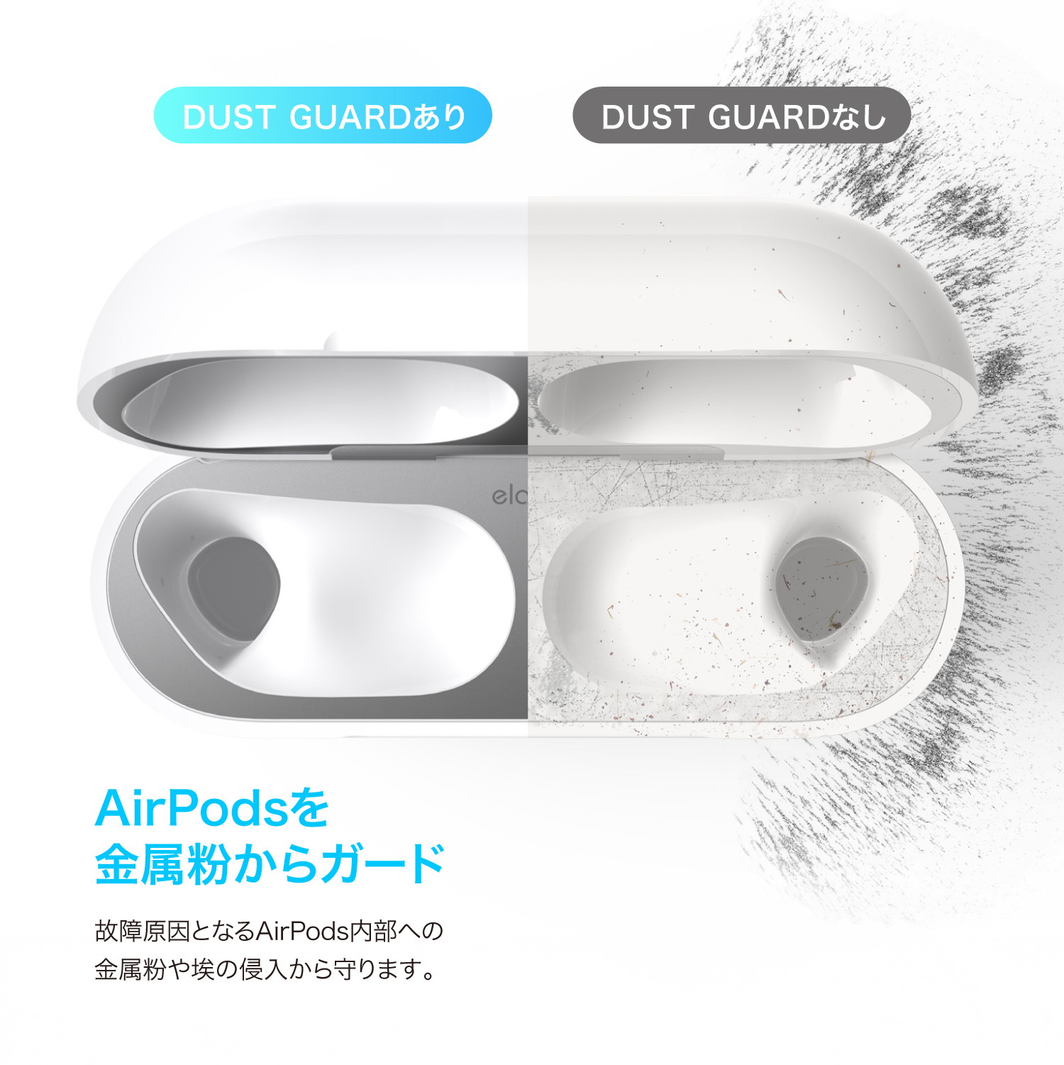 elago DUST GUARD 4 for AirPods Pro 3