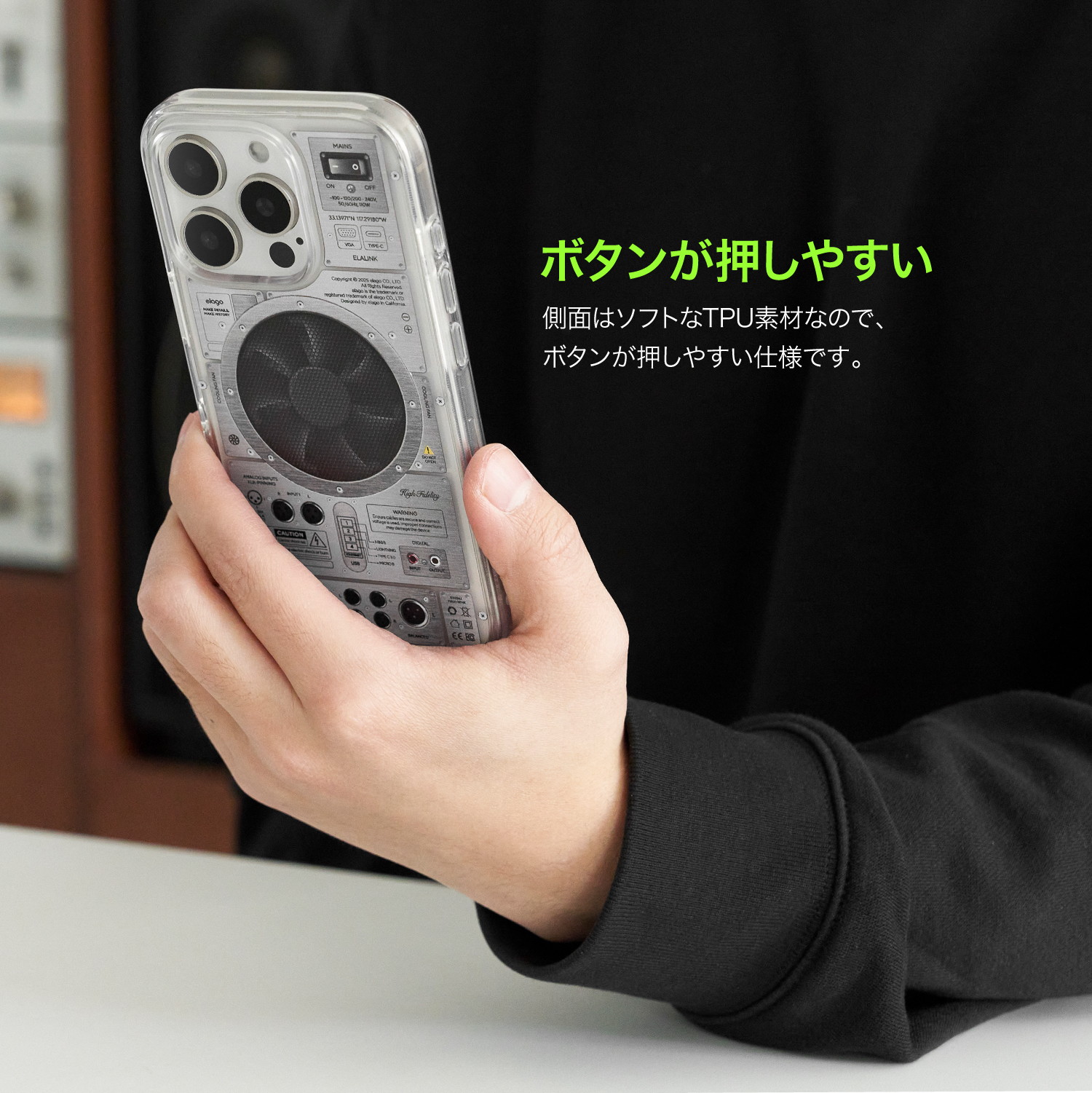 elago monthly elago MAGNETIC HYBRID CASE for iPhone16 Pro