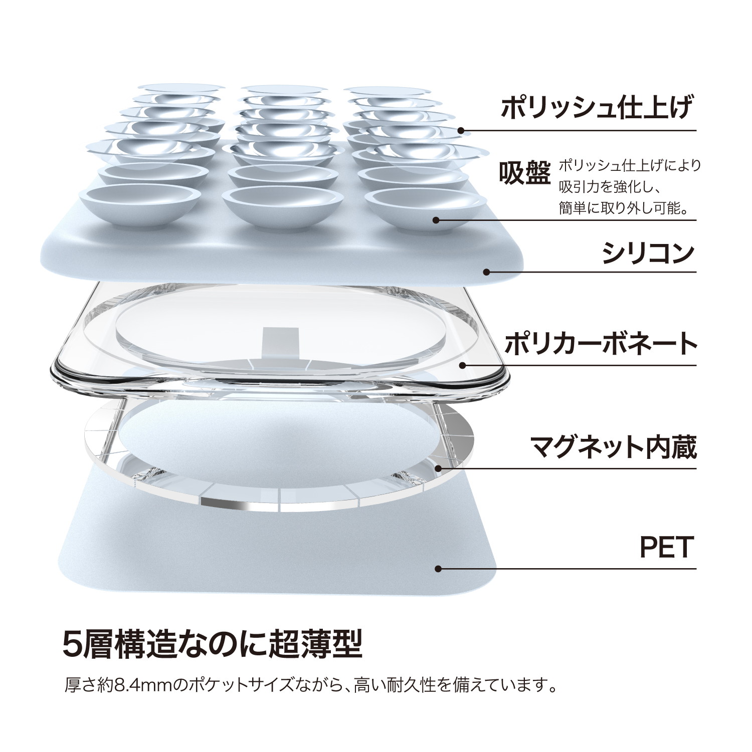 elago Magnetic Suction Cup Phone Mount for SMART PHONE