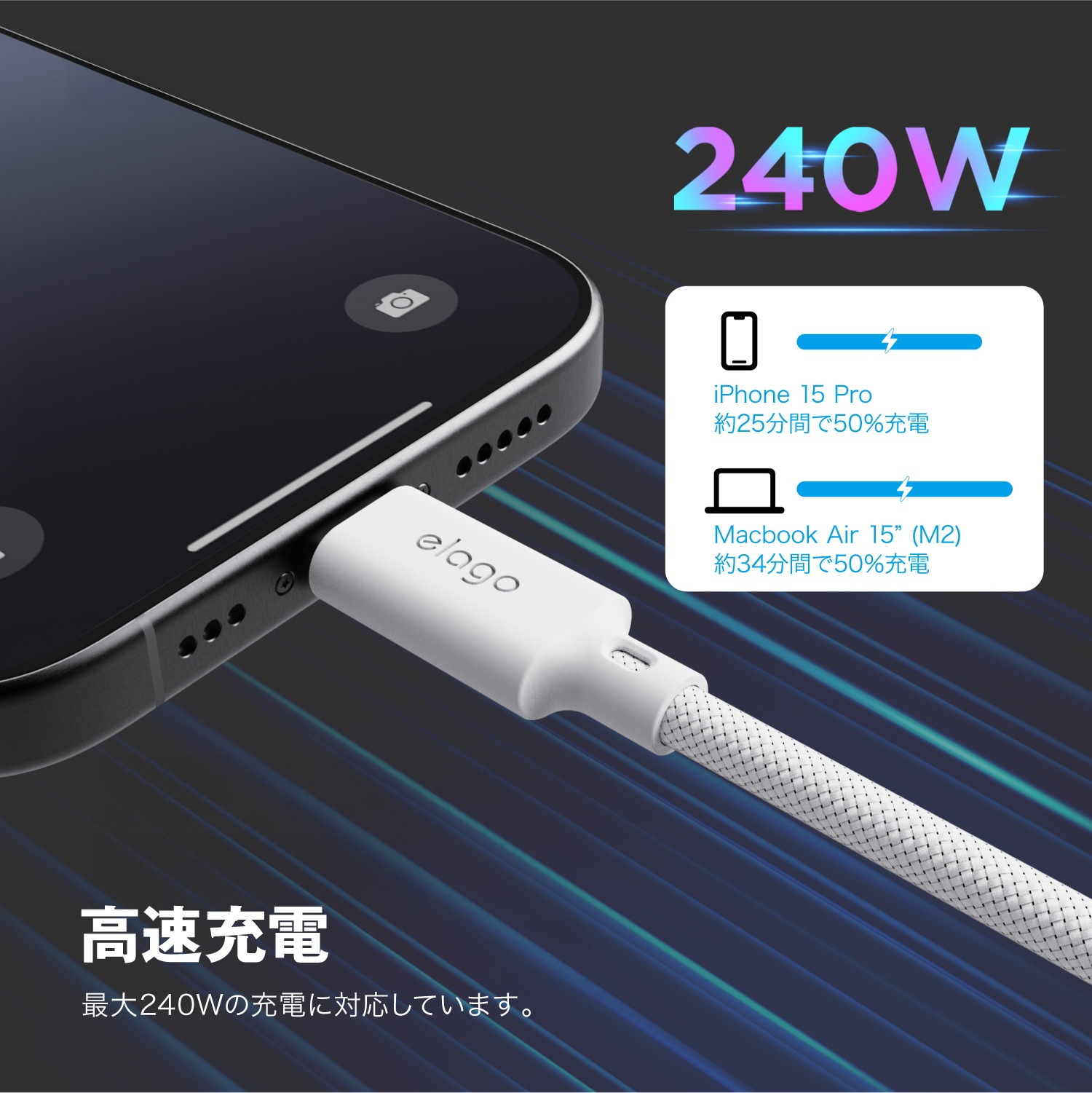 elago C to C Cable for Smart Phone / tablet