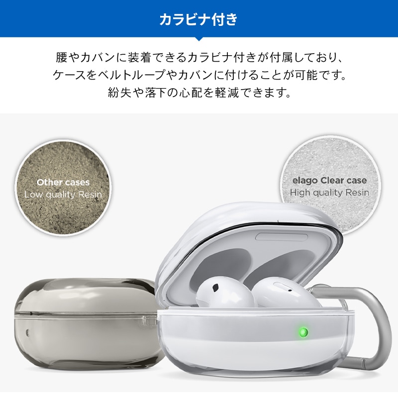 elago CLEAR CASE (BUDS) for Galaxy Buds Live