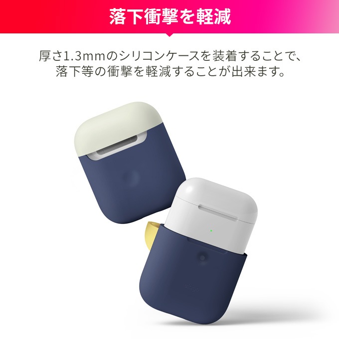 elago AIRPODS DUO CASE for AirPods 2nd Generation Wireless Charging Case for AirPods 2nd Wireless
