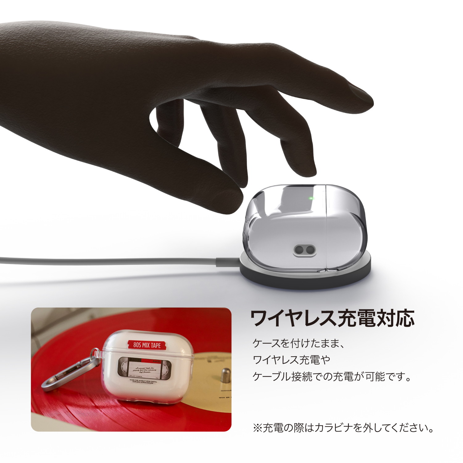 elago monthly elago CLEAR HANG CASE for AirPods Pro 3