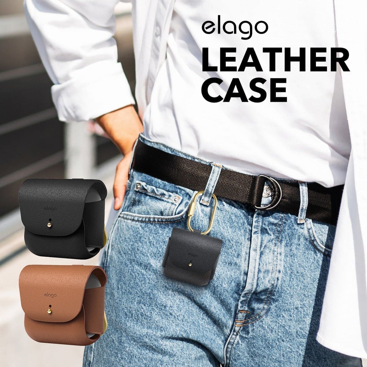 elago LEATHER CASE for AirPods 3