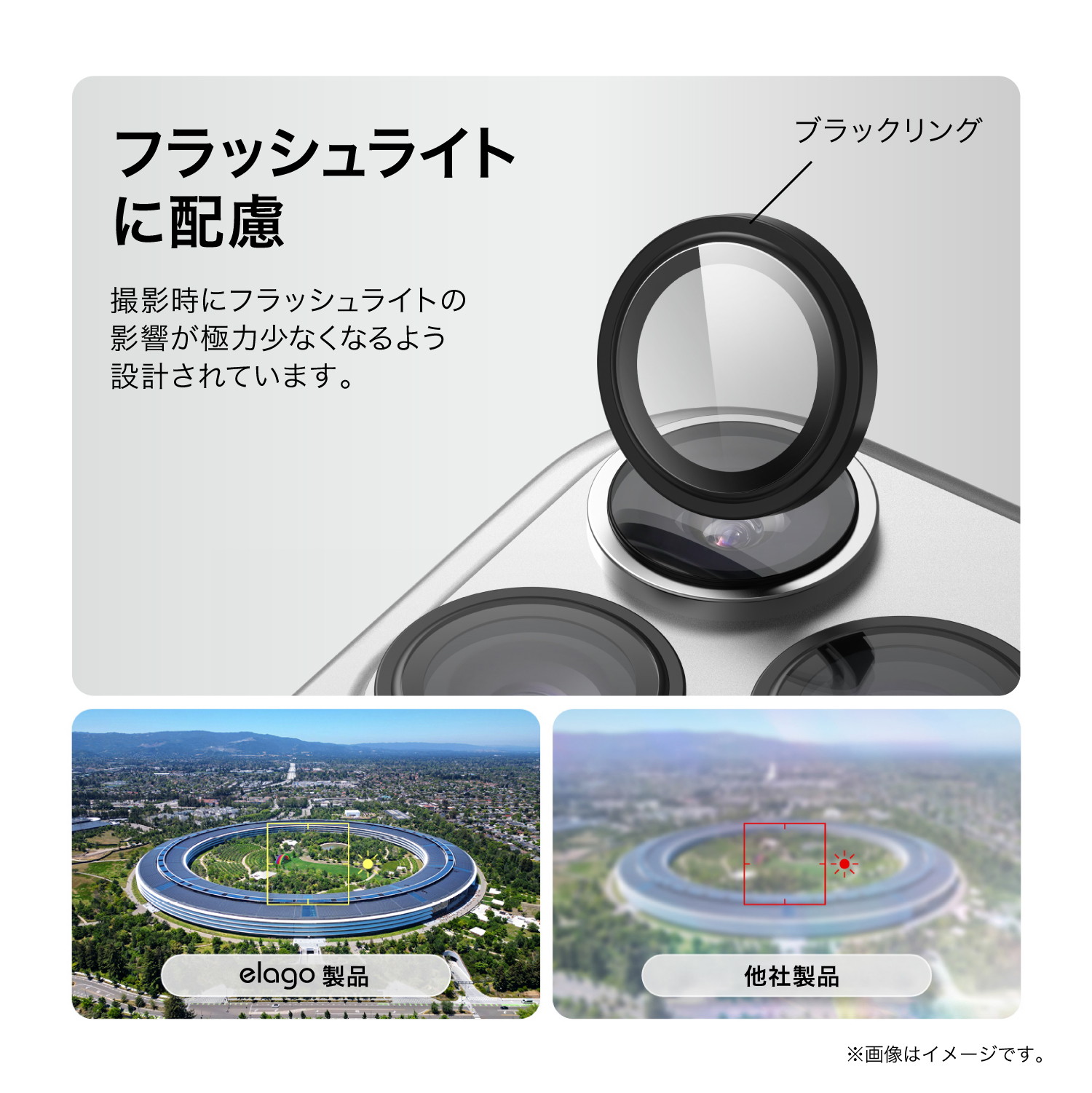 elago Individual Camera Lens Protector for iPhone Air