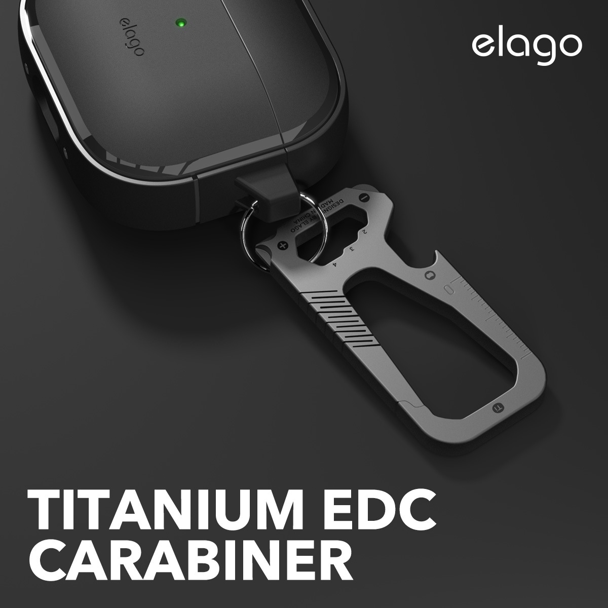 elago TITANIUM EDC CARABINER for 小物全般