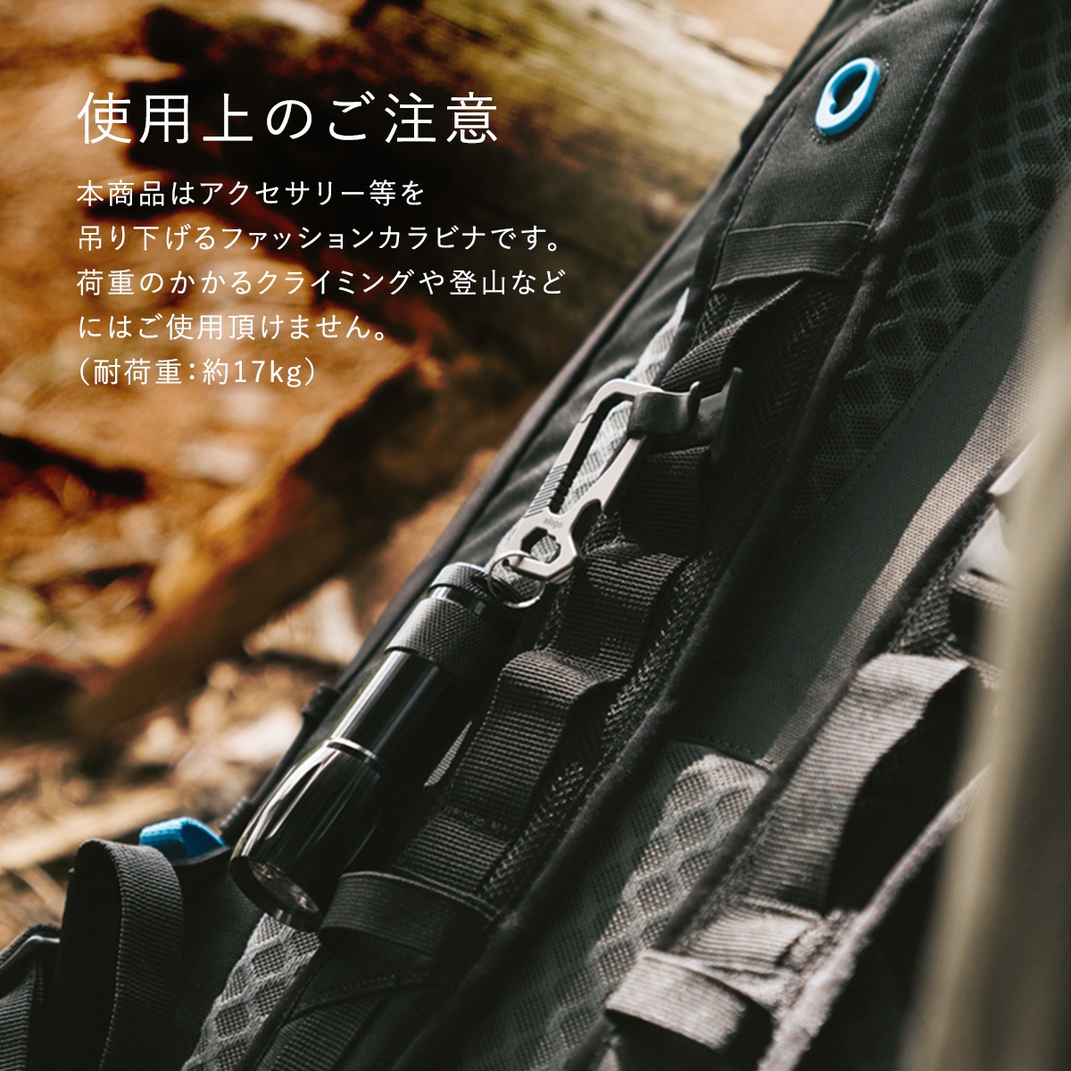 elago TITANIUM EDC CARABINER for 小物全般