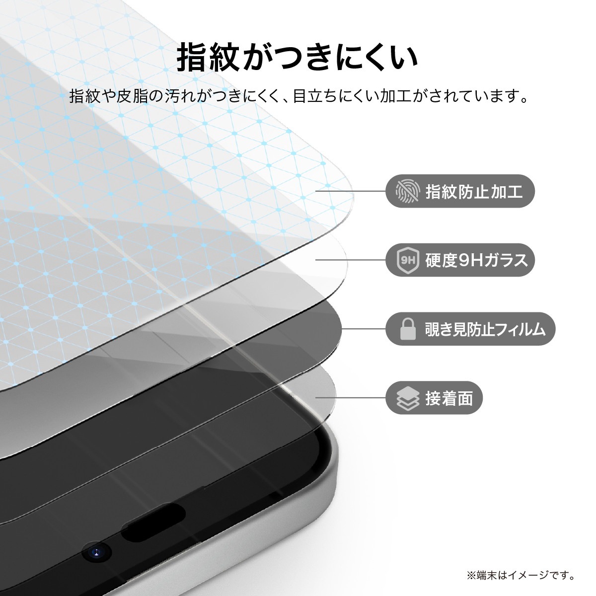 elago PRIVACY GLASS for iPhone16