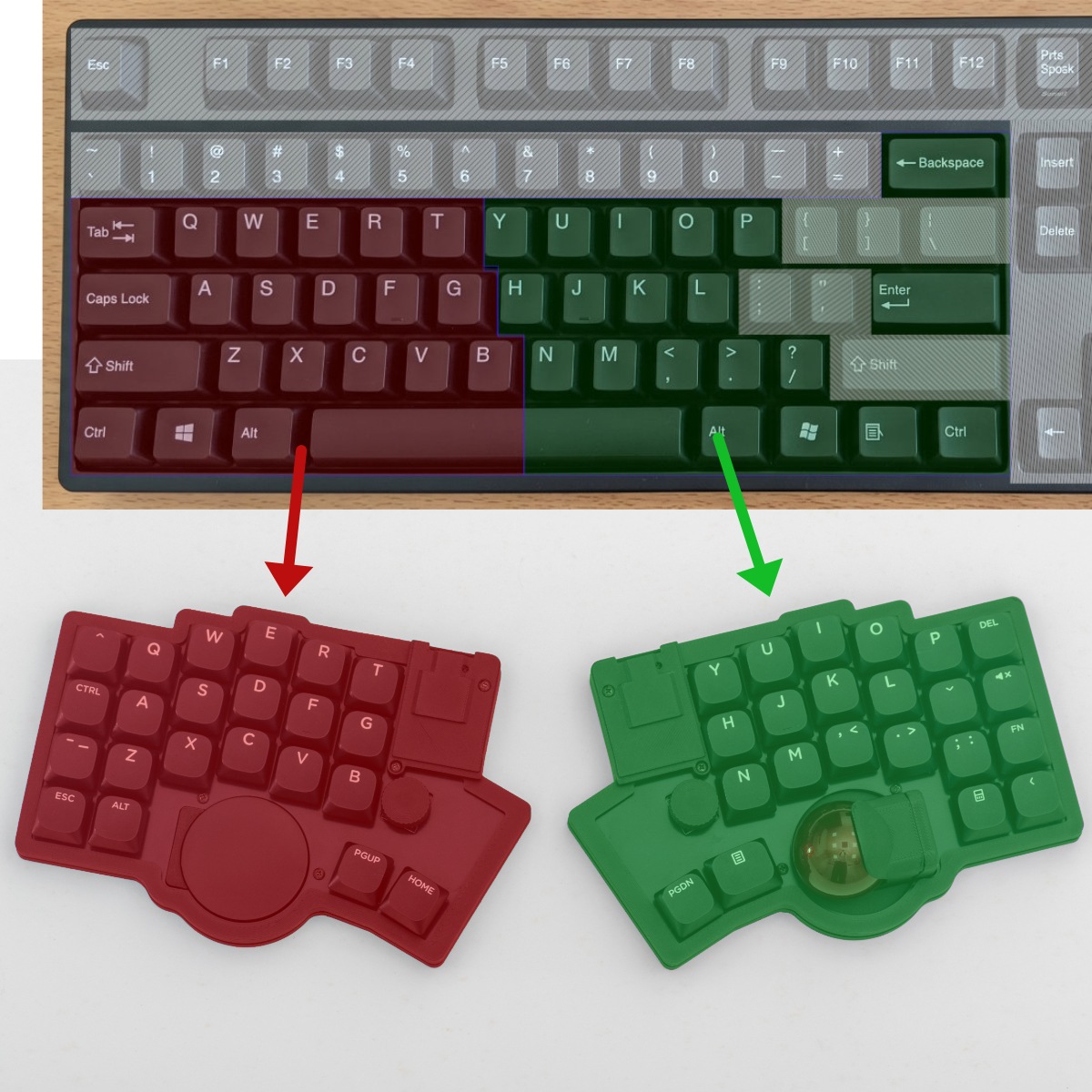 ELEKIT 完全無線・分割キーボード 双掌 SO-SHO 双掌(SO-SHO)