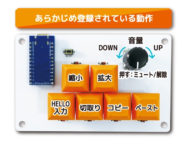 6キーマクロパッド（TJ-001）