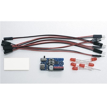 USB電源でLEDを色々なパターンで点灯させるための基板（AP-182）