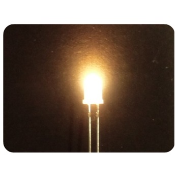 高輝度LED[電球色・5mm]（AP-L04）