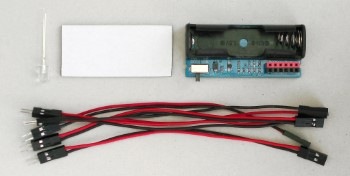 LEDを光らせるための電池ボックス(AP-180)